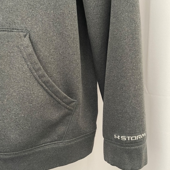 Under Armour Storm Relaxed Fit Gray Hoodie - Picture 6 of 9